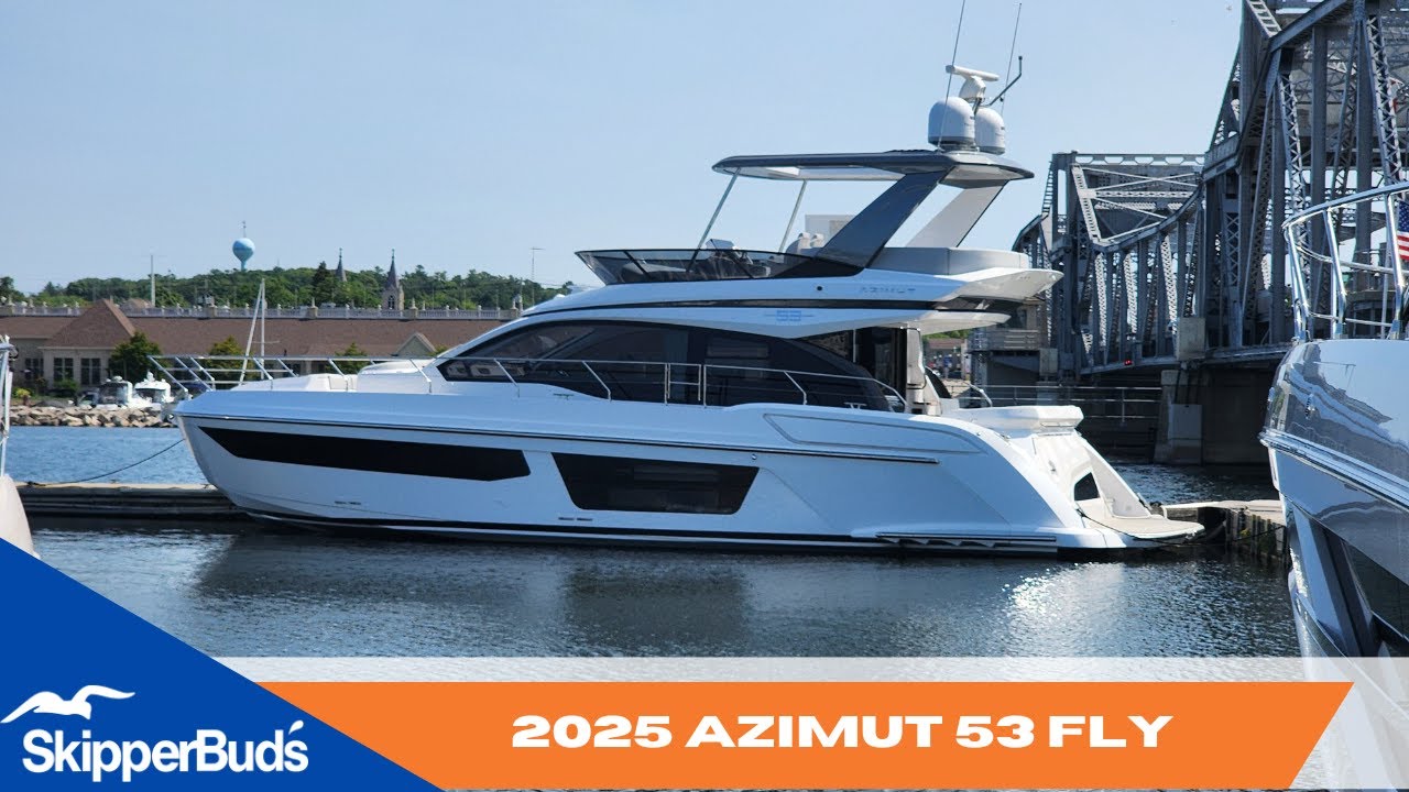NEW 2025 Azimut 53 Fly Yacht Tour SkipperBud's