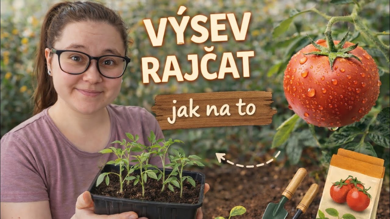 Výsev rajčat 🍅 krok za krokem
