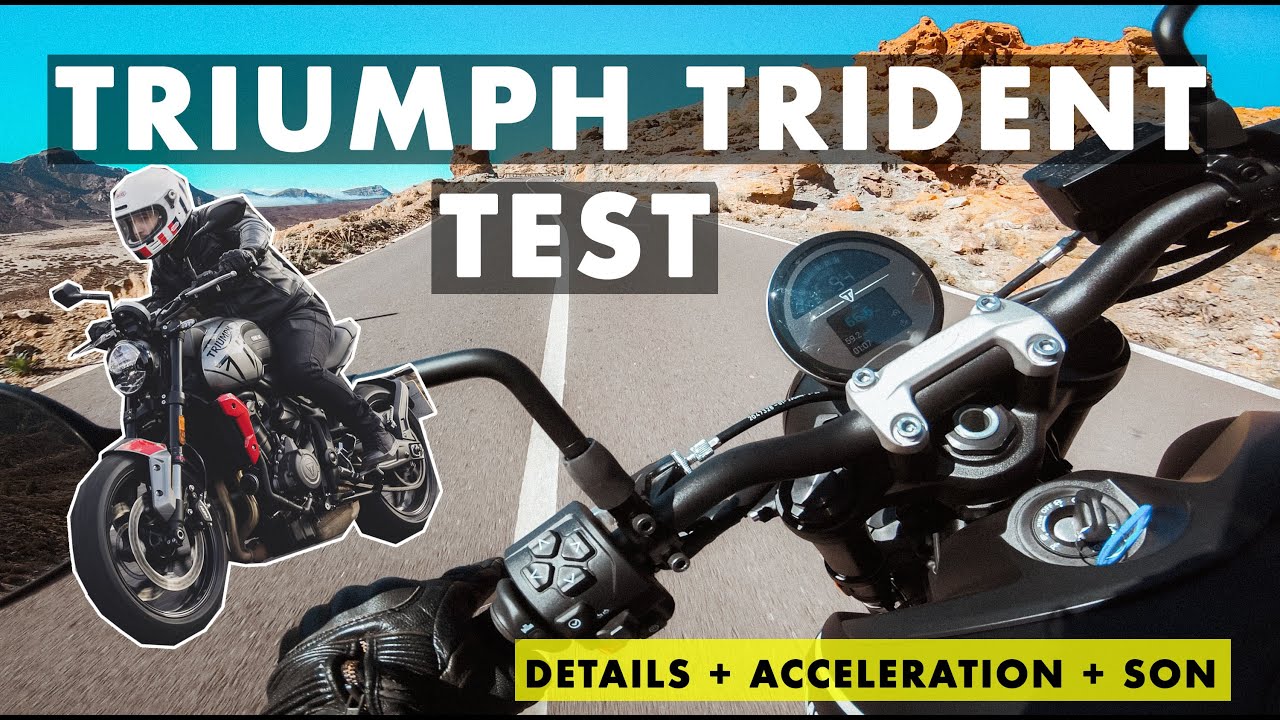 [TEST] La nouvelle Triumph Trident 660 - LE TEST ! Acceleration + details
