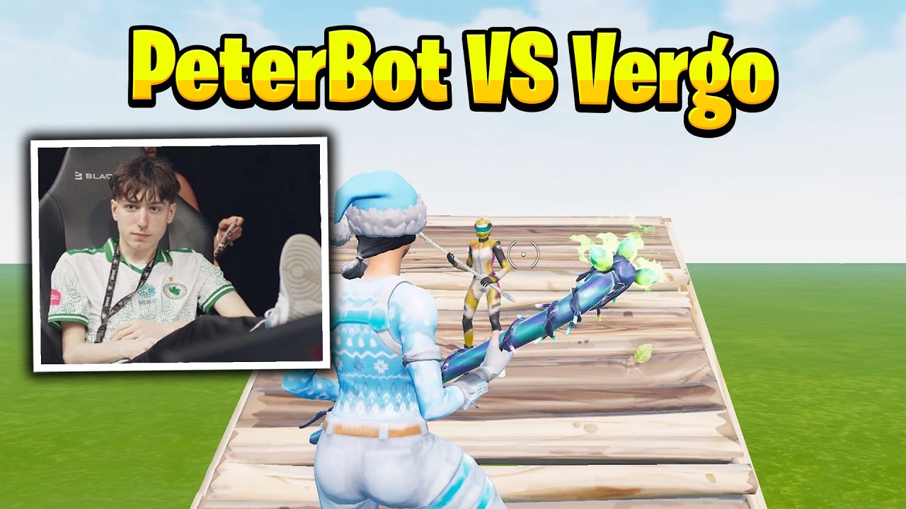 PeterBot VS Vergo 1v1 Buildfights