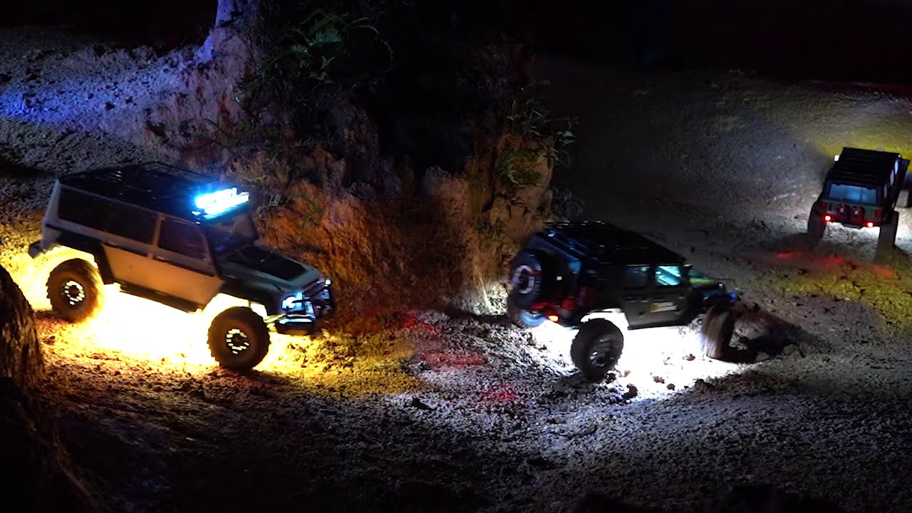 Fun RC 4x4 Crawler Truck Off road night Trail adventure Raw long version RC Crawler Extreme