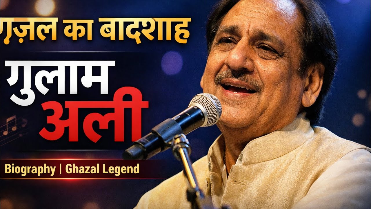 गुलाम अली: ग़ज़ल की वो आवाज़ जो दिल छू जाए ❤️