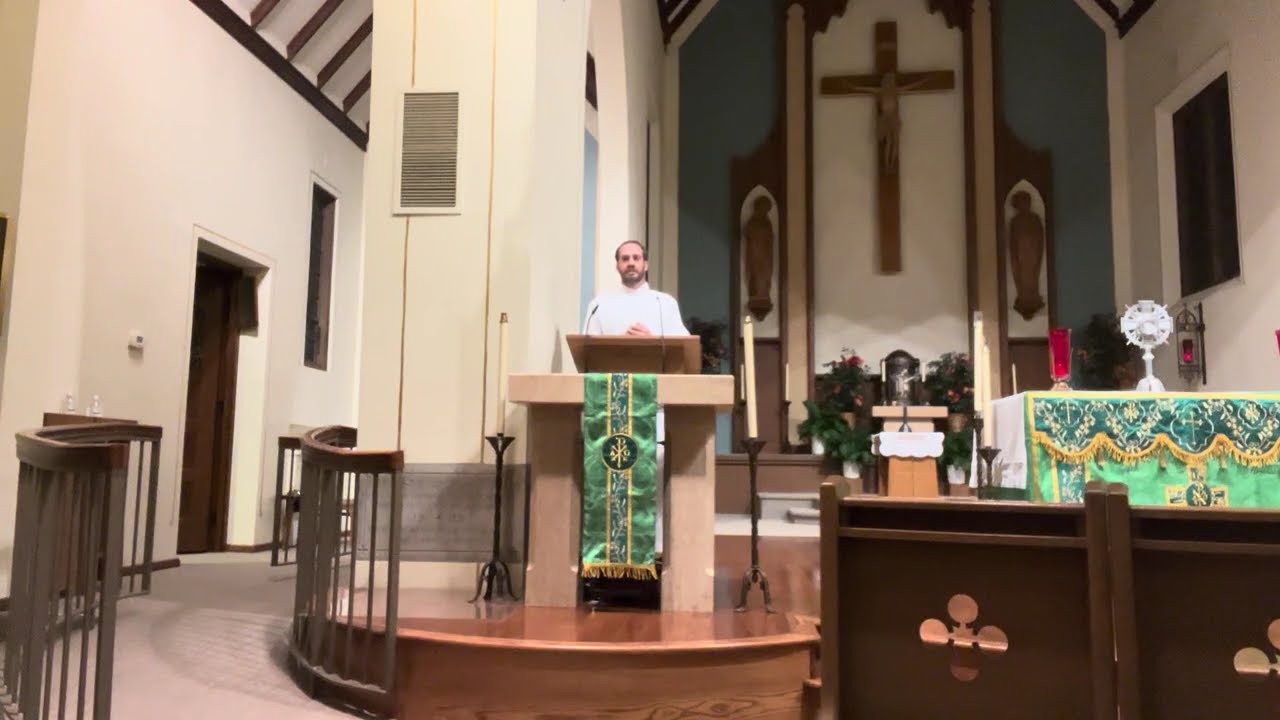 10/30/2025 Homily using the Gospel Year C for Our Lord Jesus Christ, King of the Universe