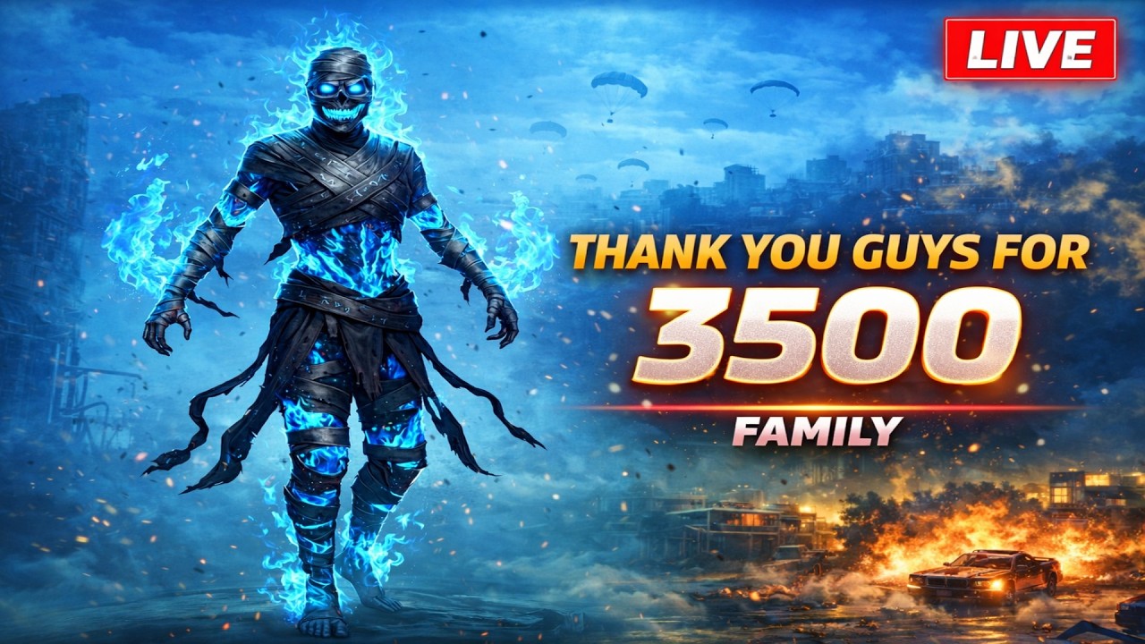 Thank You So Much Guys For 3.5k Family | #535 @wreckgamingyt @KannaOP07​ @UnqGaming4K