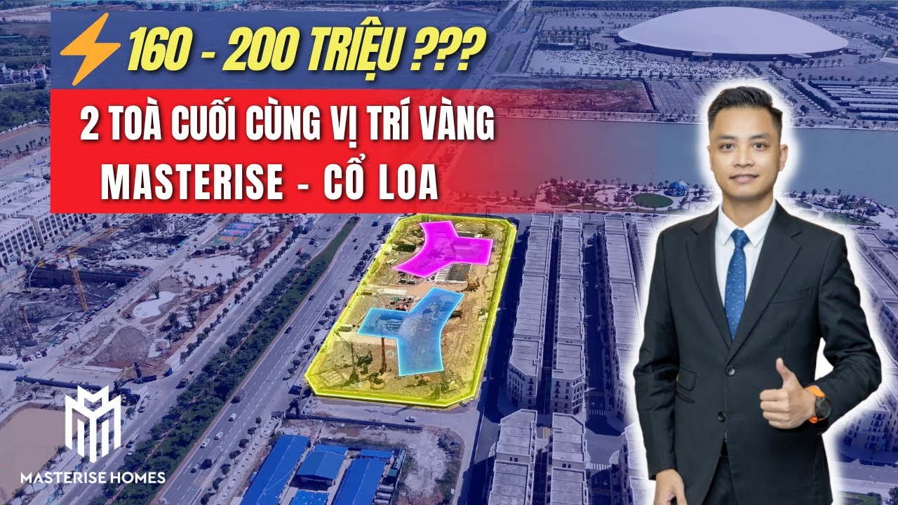 CƠ HỘI CUỐI CÙNG: Sở hữu căn hộ Masterise Homes ven hồ đẳng cấp nhất Vinhomes Cổ Loa. 2 tòa DUY NHẤT