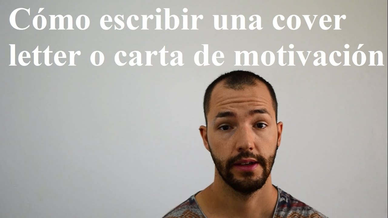 Cómo escribir una carta de motivación académica