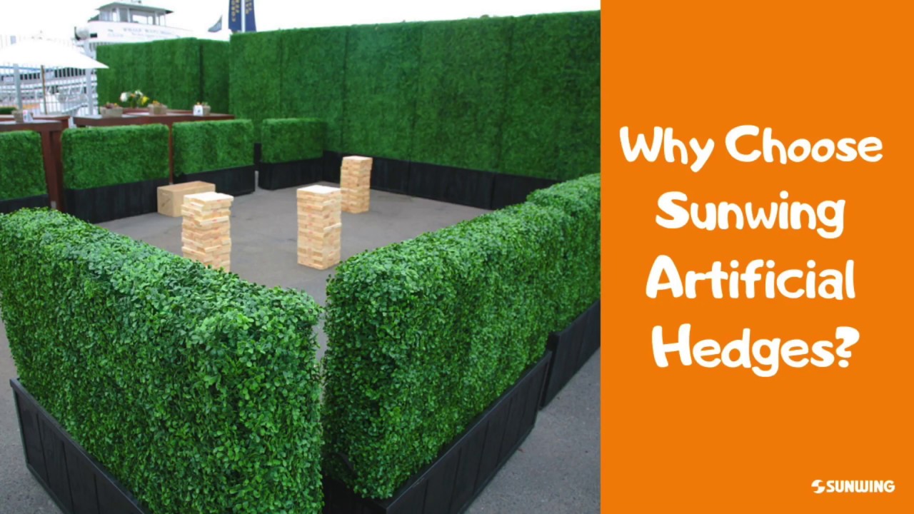 Why Choose Sunwing Artificial Hedge? （Best Artificial Hedge Screening）