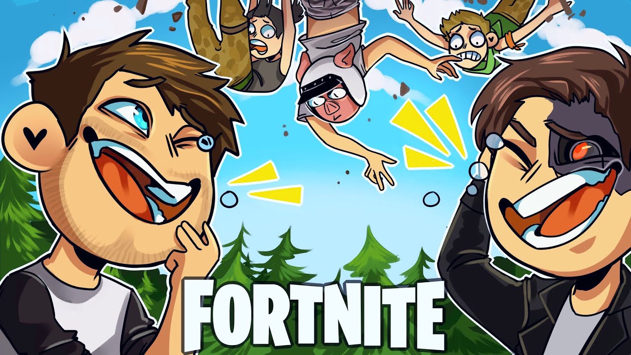 NOOBS Are FALLING From The SKY!! - Fortnite Battle Royale