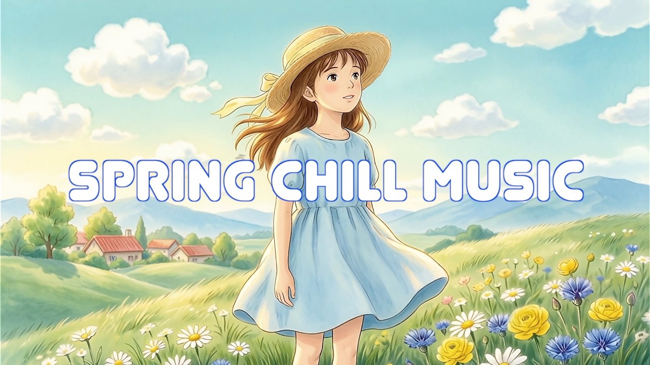 Spring Flower Field 🌸 Chill Lo-Fi Beats for Study & Relax | Lo-Fi Radio No Copyright / Free to Use