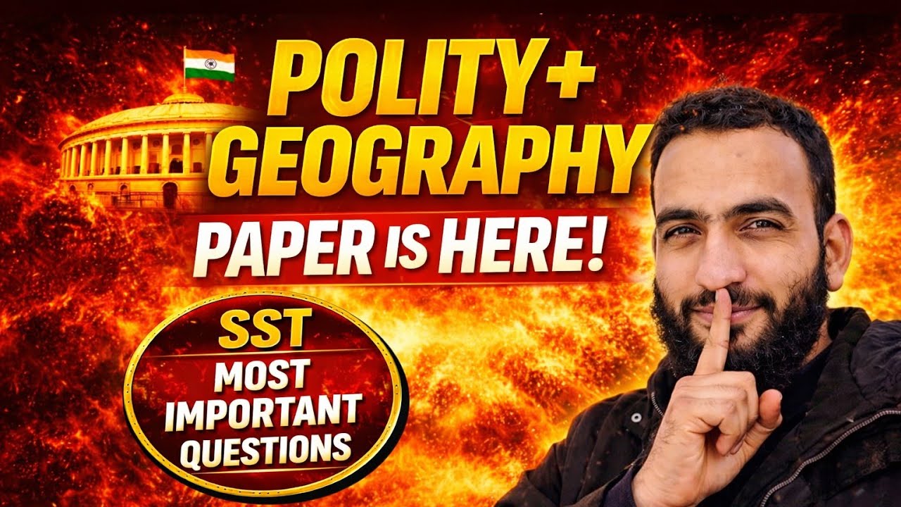  🔥MOST IMPORTANT QUESTION Part 1 ( Polity+Geography) JKBOSE SST 2026