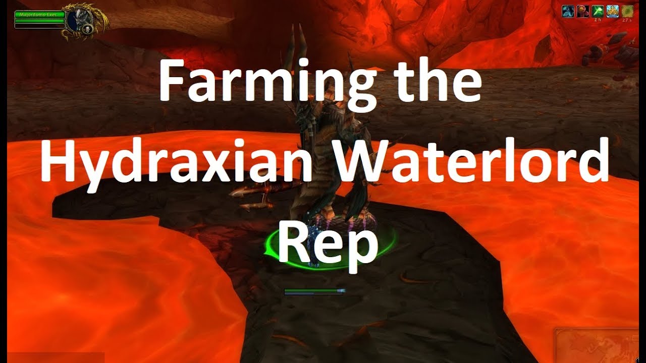 Farming Hydraxian Waterlords Reputation