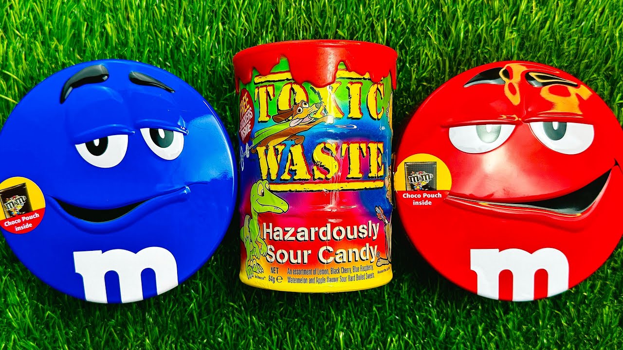 M&M'S Unboxing Satisfying Candy Experience in Colorful Boxes ASMR