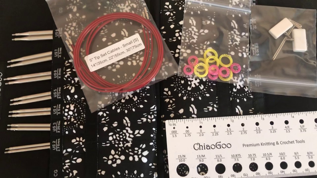 ChiaoGoo Twist Small Red Lace Showcase