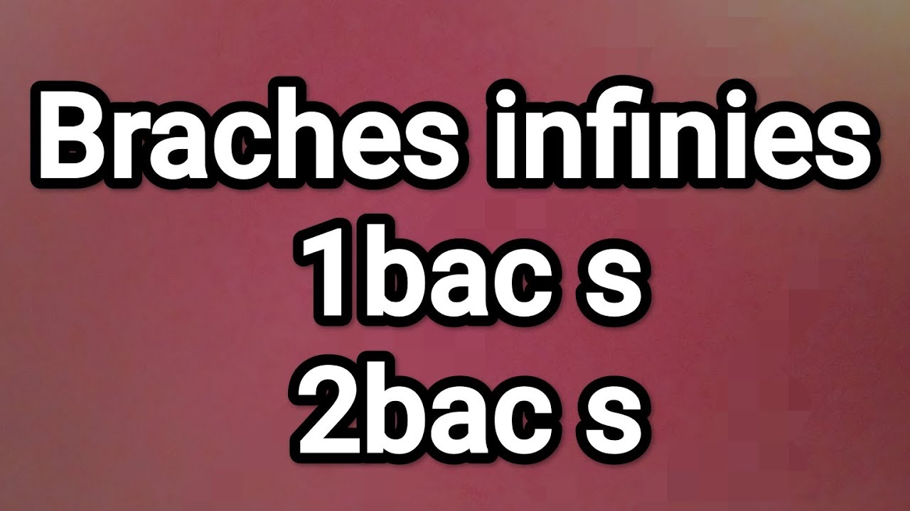 Les branches infinies résumé et exemples 