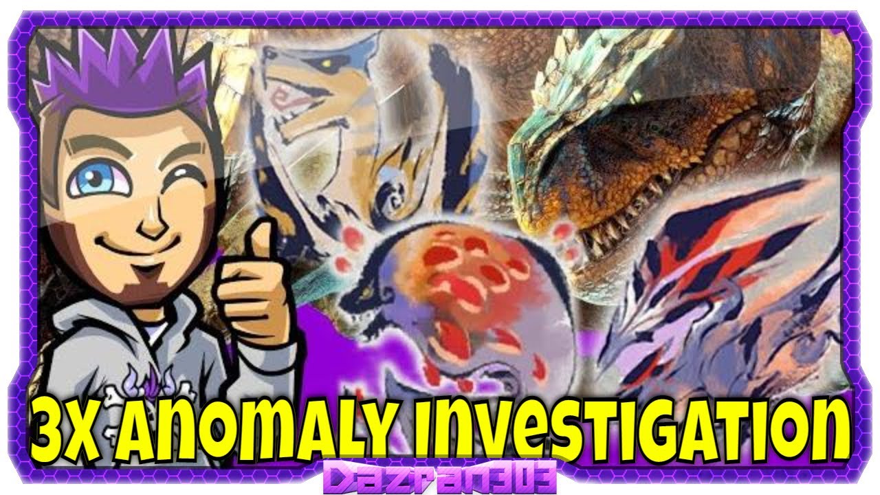 MONSTER HUNTER RISE SUNBREAK | 3 Monster Anomaly Investigation #1 w/ Dazran303 [Nintendo Switch]