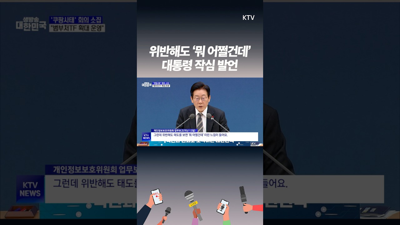 성탄절에도 소집된 쿠팡 개인정보 유출 회의, 정부가 직접 나섰다