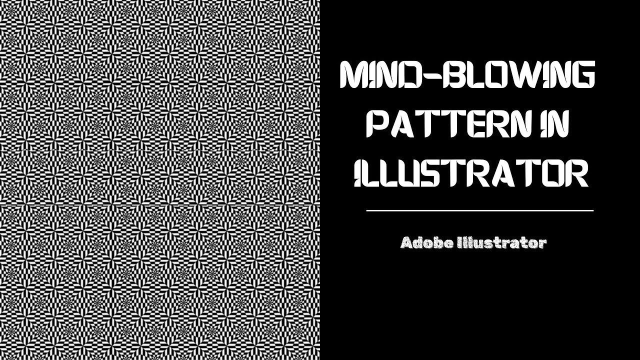 Create a Stunning Optical Illusion Pattern in Illustrator | Full Tutorial