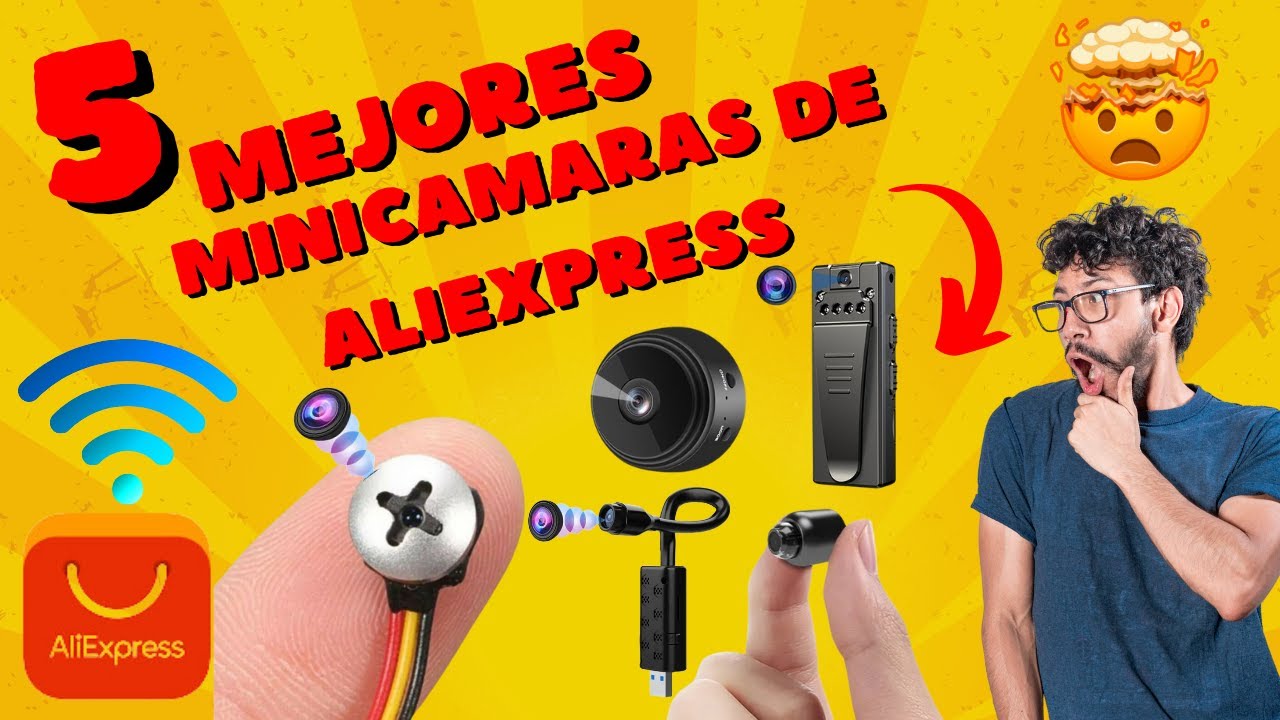 Las 5 mejores mini c&aacute;maras esp&iacute;as WIFI (calidad y precio) 2025