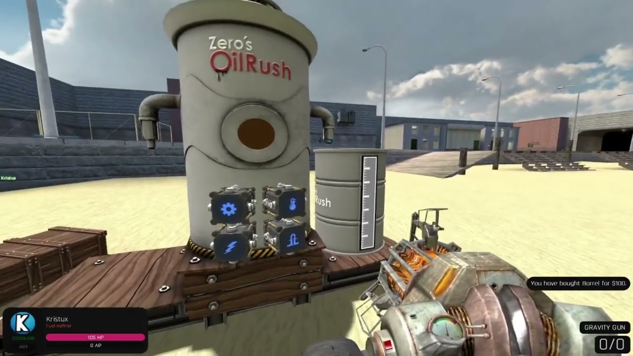 JustifiedRP DarkRP - Garry's mod - How to use fuel refiner job