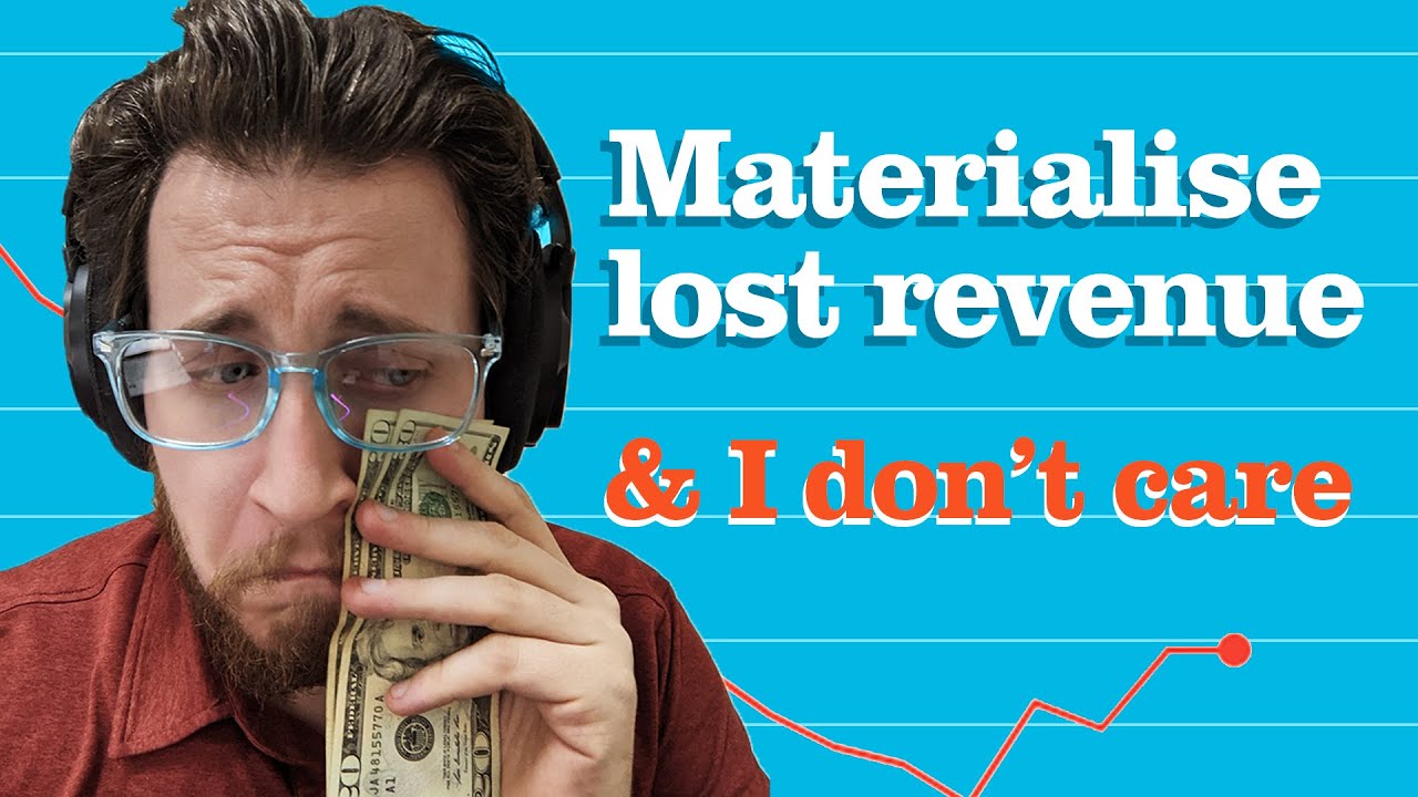 Materialise Lost Revenue & I don't care - Industry Update