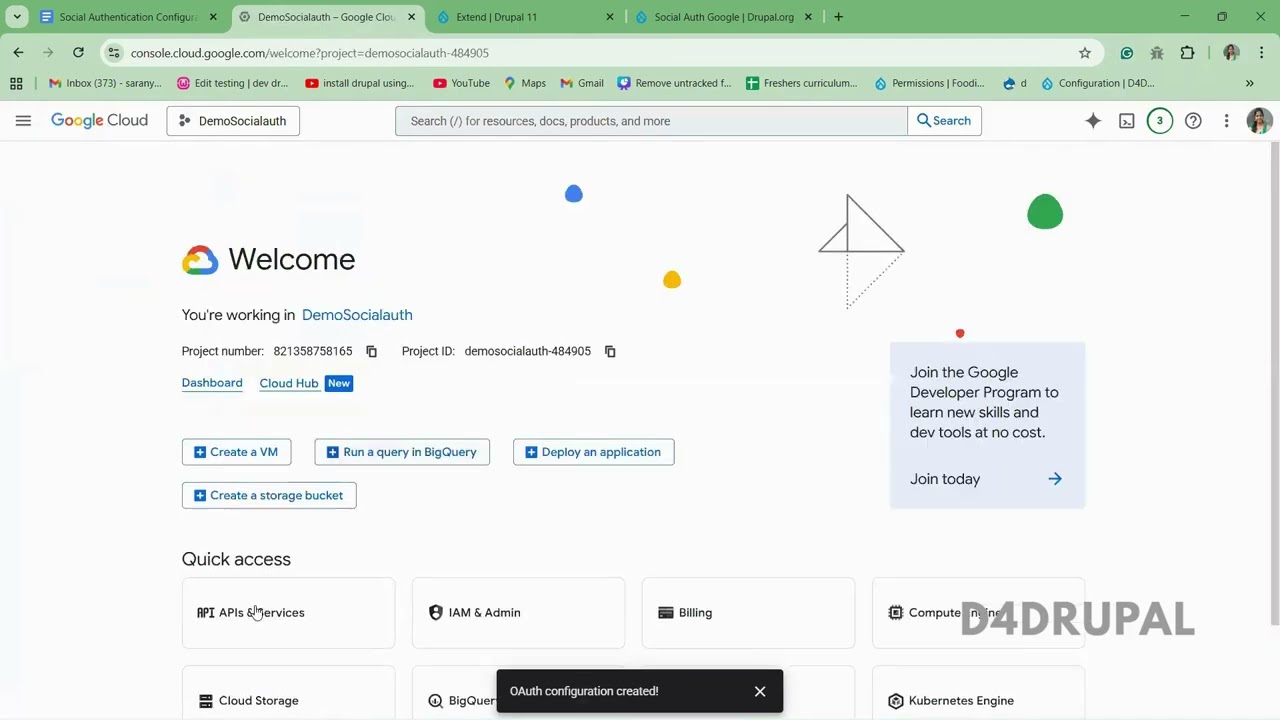 Единый вход через Google в Drupal 11, Drupal 10, Drupal 9 | D4Drupal
