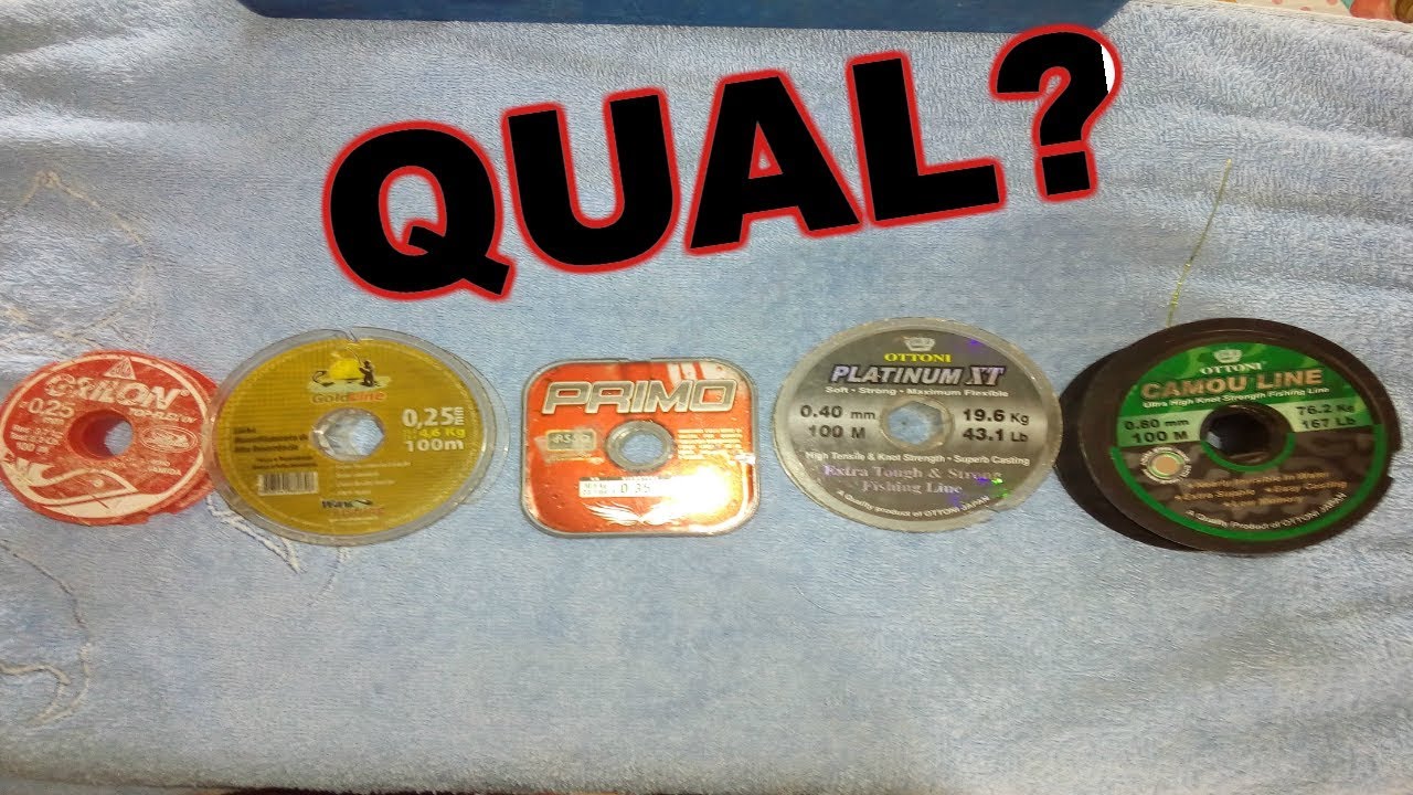 Qual a melhor linha pra pescar piau, pacu e tilápia