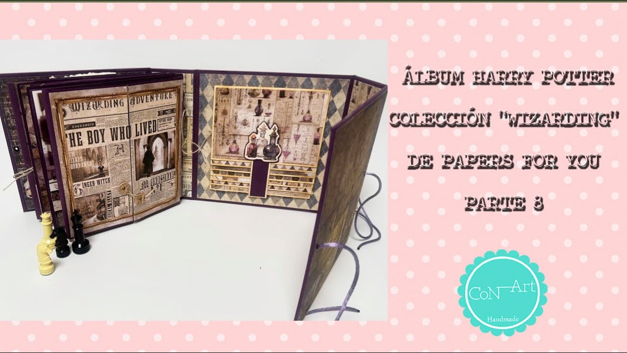 Álbum Harry Potter. Colección "Wizarding" de Papers for you. Parte 8