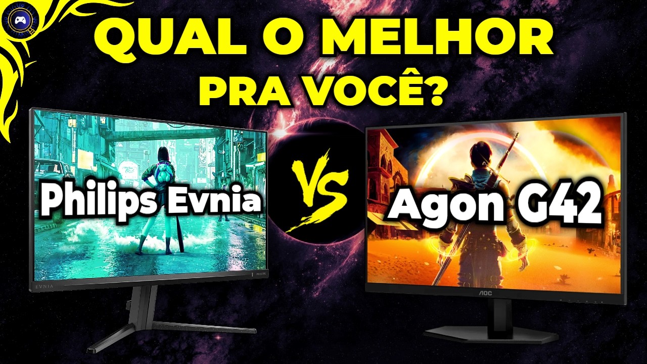 Philips Evnia ou Agon G42? Qual MONITOR GAMER é melhor pra você?
