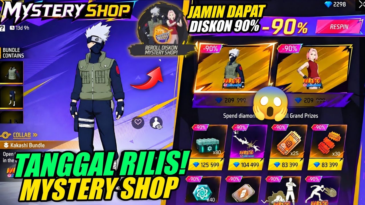 RESMI! 😱 MYSTERY SHOP FF SEPTEMBER AKHIRNYA RILIS! TANGGAL RILIS + REVIEW SEMUA ISINYA 