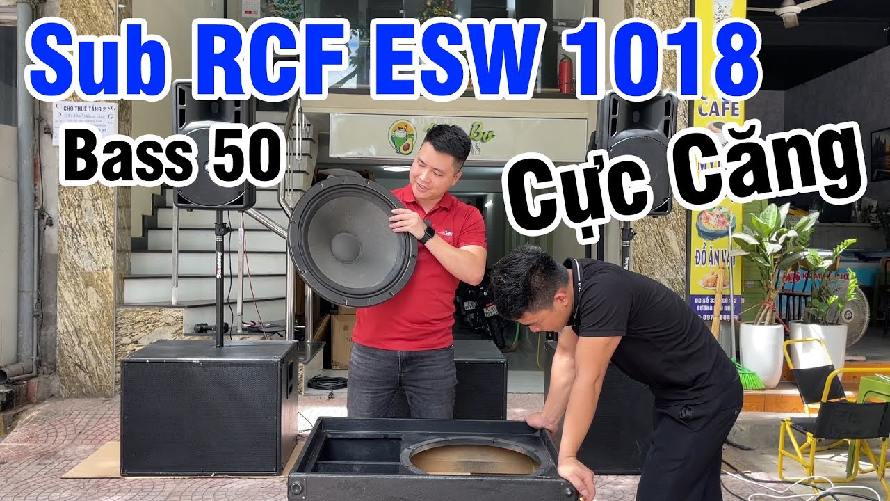 SUB RCF ESW1018 Bass 50 Made in Italy - Cực Hay