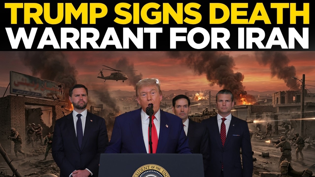 TRUMP IRAN ANNOUNCEMENT LIVE | President Trump Makes Major Statement From The White House | Trump