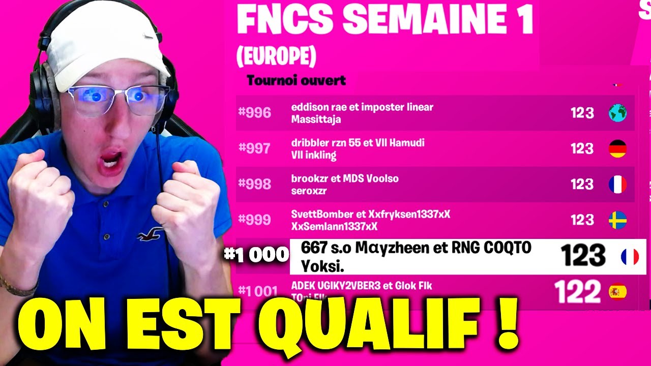 ON SE QUALIFE EN DEMI-FINALE DES FNCS GRACE A CE KILL (Semaine1)