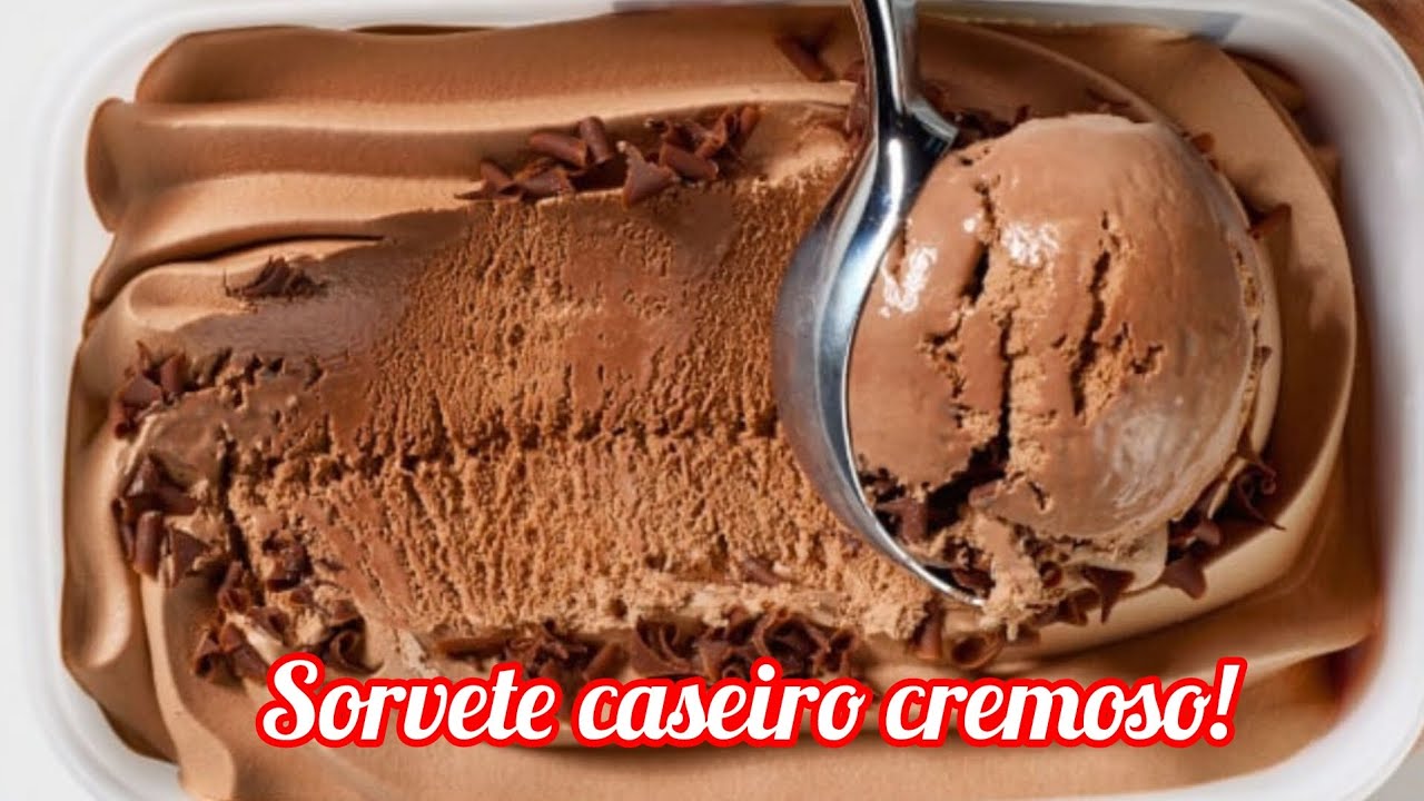SORVETE CASEIRO CREMOSÃO!