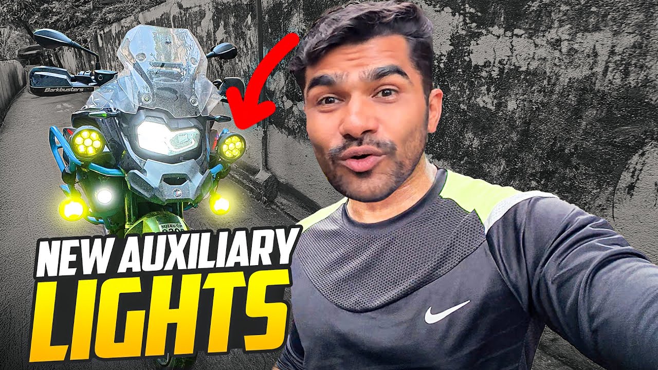 BMuuudii पे लगा दि Pappa Auxiliary Lights | Vlog No .289