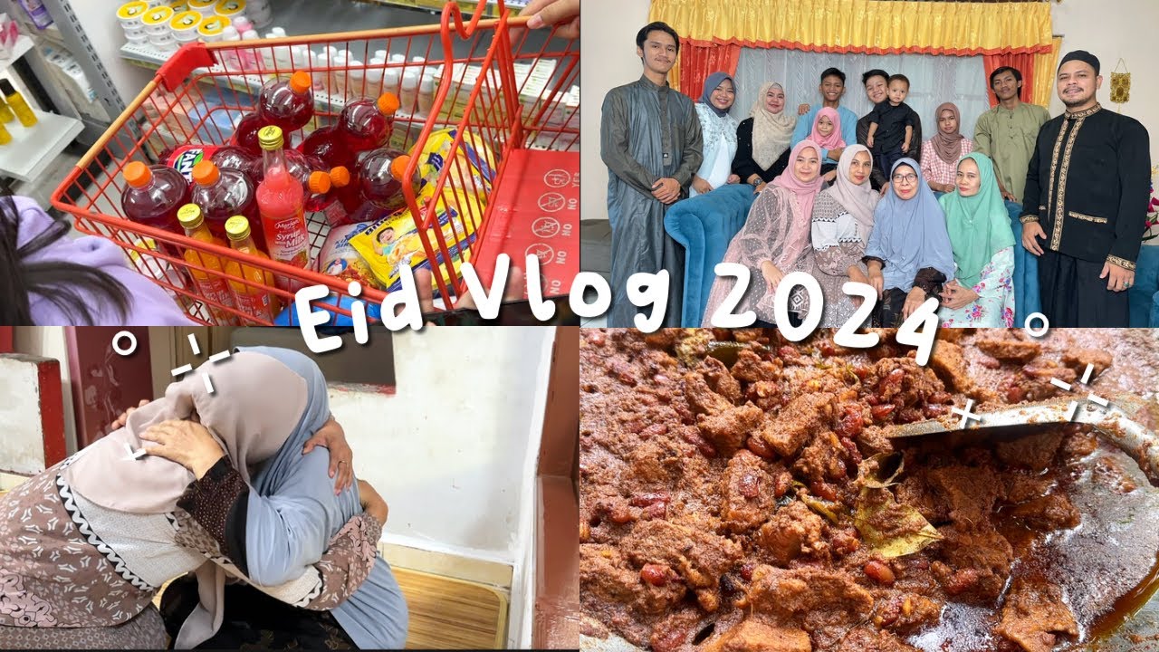 Eid Vlog 2024 | Hari Raya Idul Fitri di Jakarta  𐙚 | eid prep, buat kue, lebaran ₊ ⊹