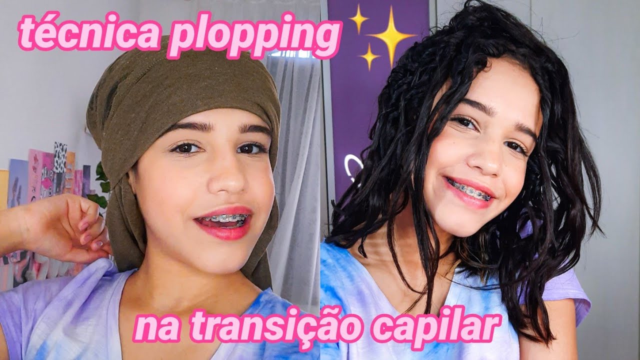 TÉCNICA PLOPPING na transição capilar ~ muita definição?! ~