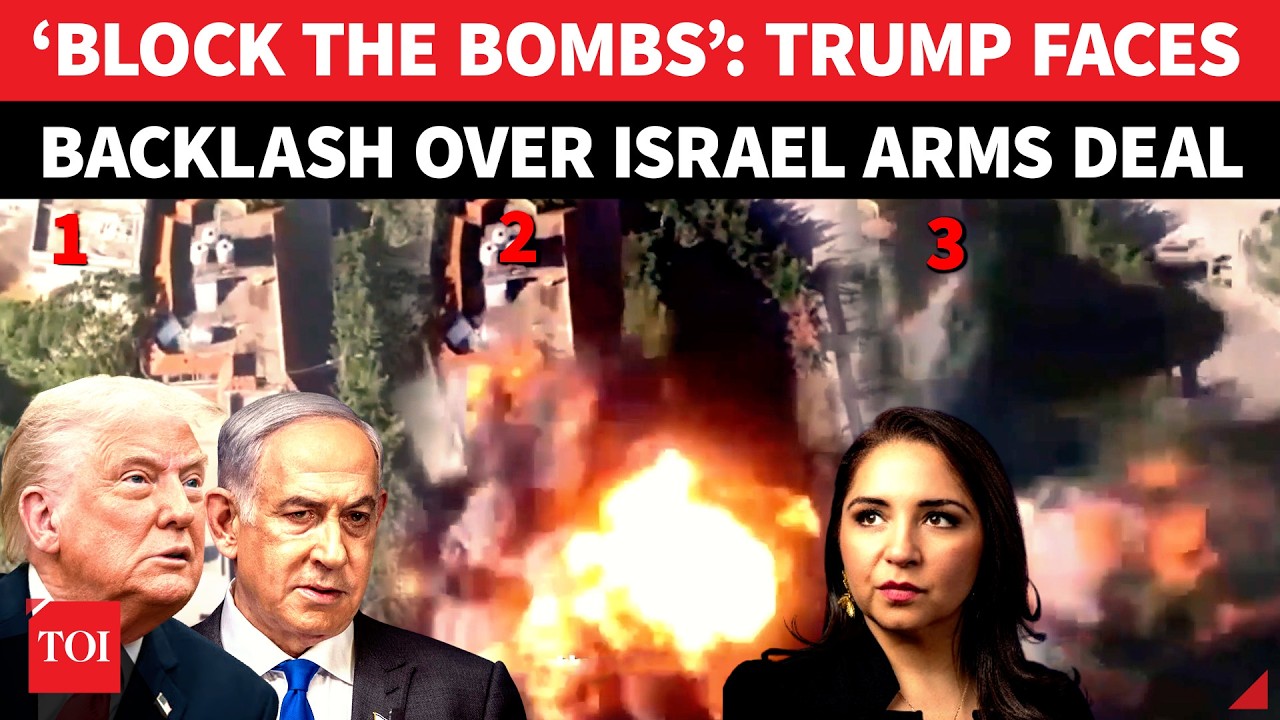 'BAN WEAPONS TO ISRAEL': Revolt In U.S. Against Trump's 2,000-Pound Bomb Sale Amid Gaza 'Genocide'