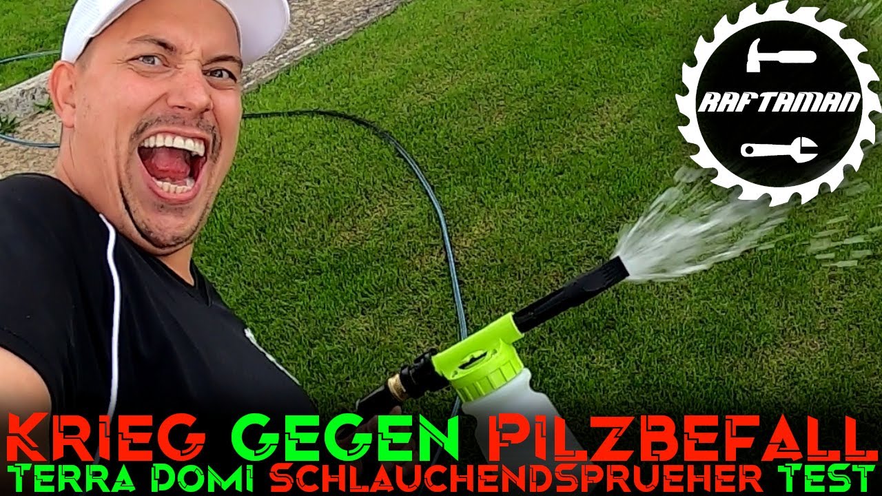 PILZBEFALL | Spraygun TEST | Terra Domi | Unboxing | Showcase | Rasenpflege