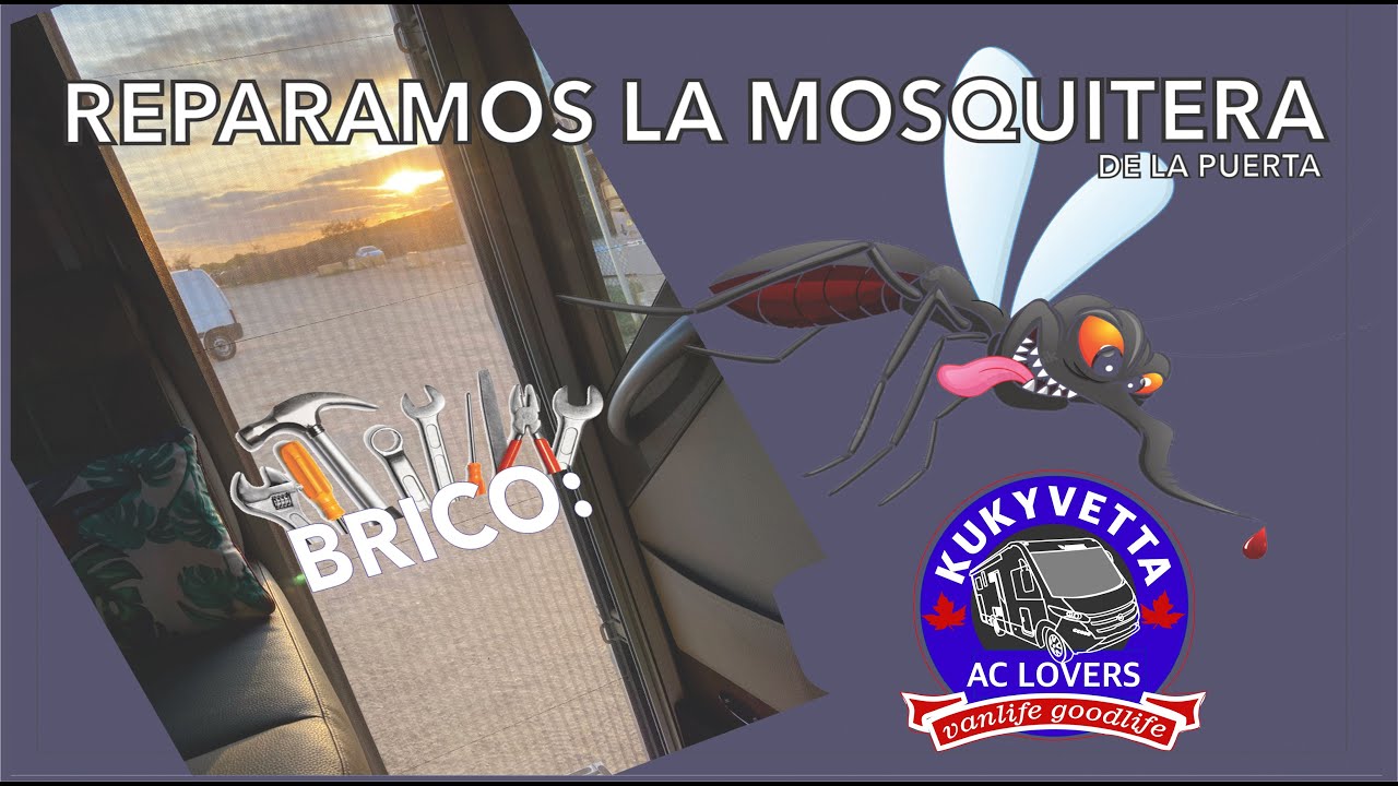 COMO REPARAR LA MOSQUITERA DE LA PUERTA