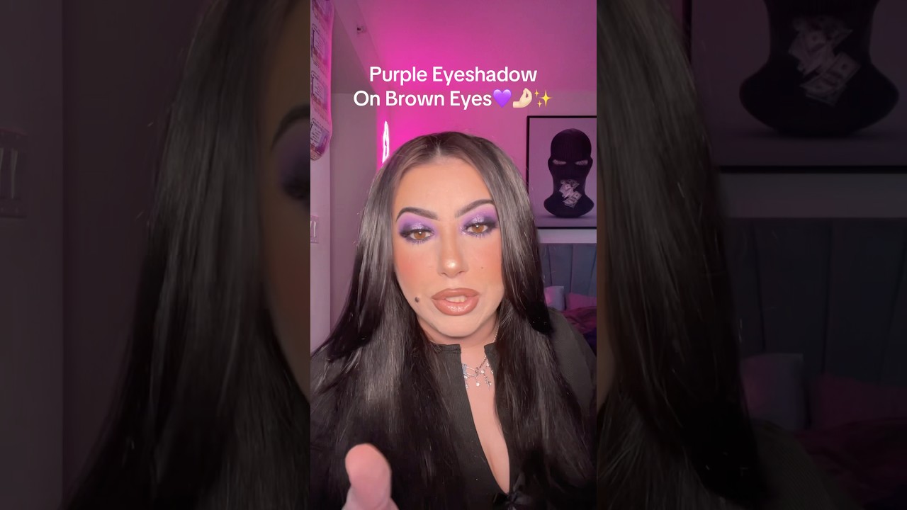 #makeuptutorial #purpleeyeshadow #italianamerican