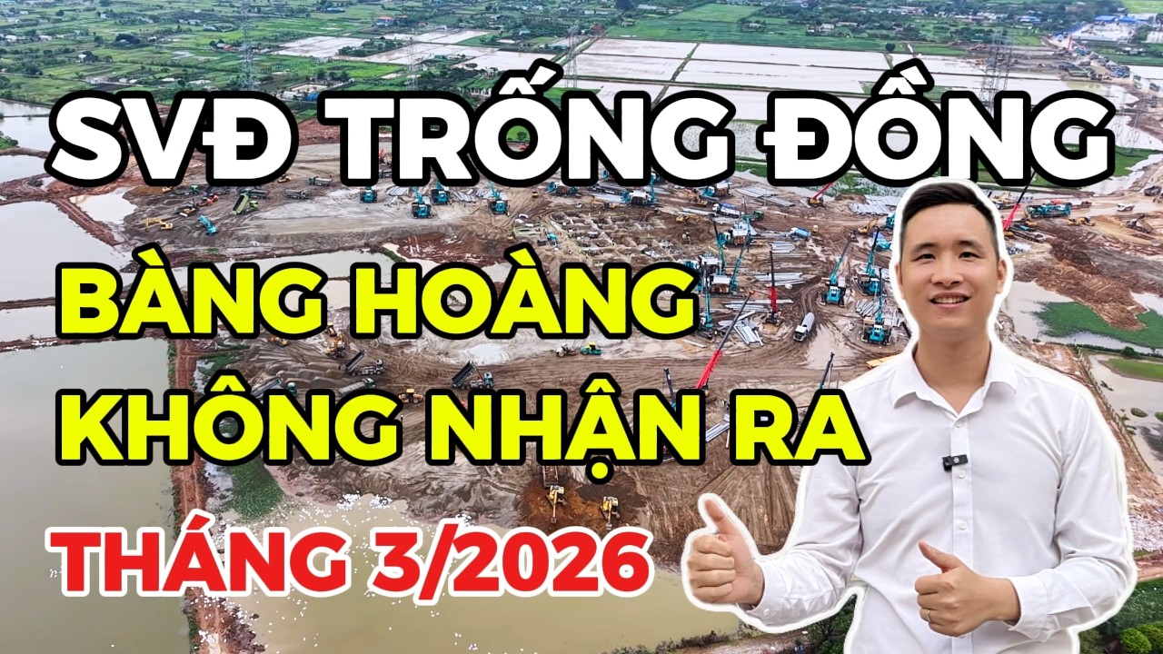 [SỐC] Tiến độ sân vận động Trống Đồng tháng 3/2026