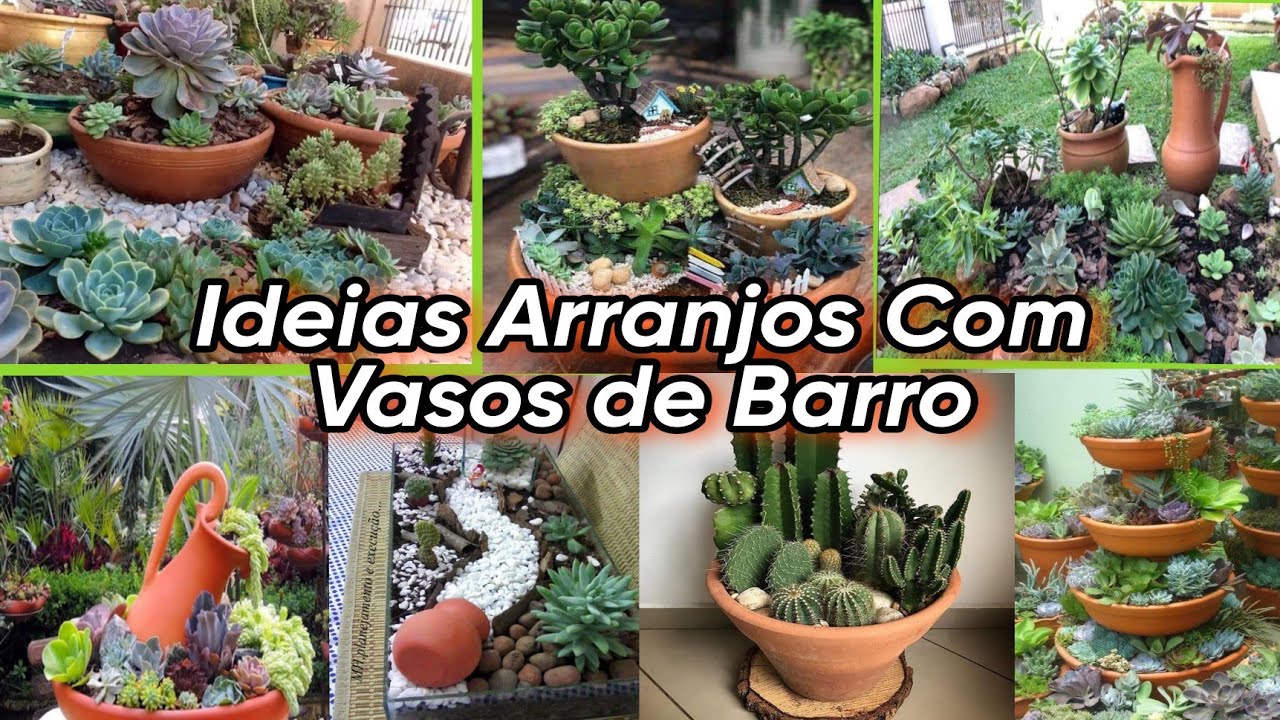 +30 Ideias Vasos de Barro Para Jardim de Suculentas #youtubeshorts
