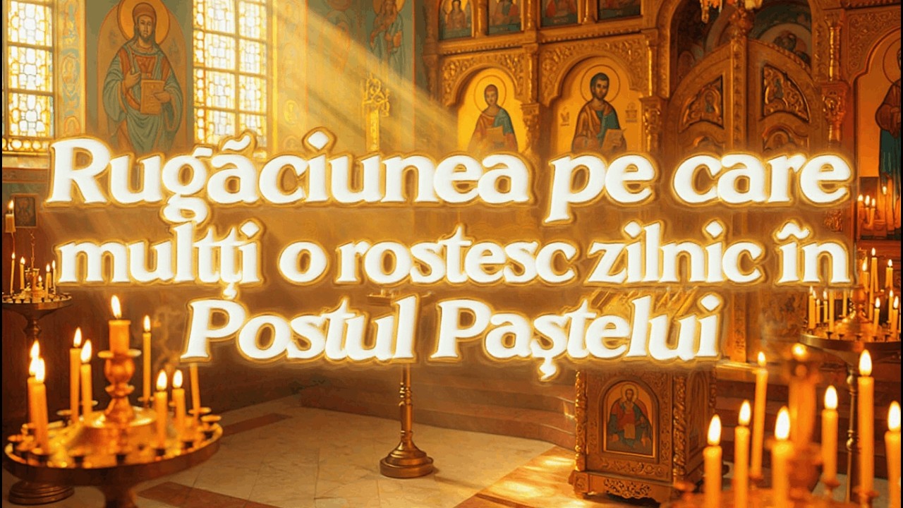 Acatist pentru Postul Pastelui