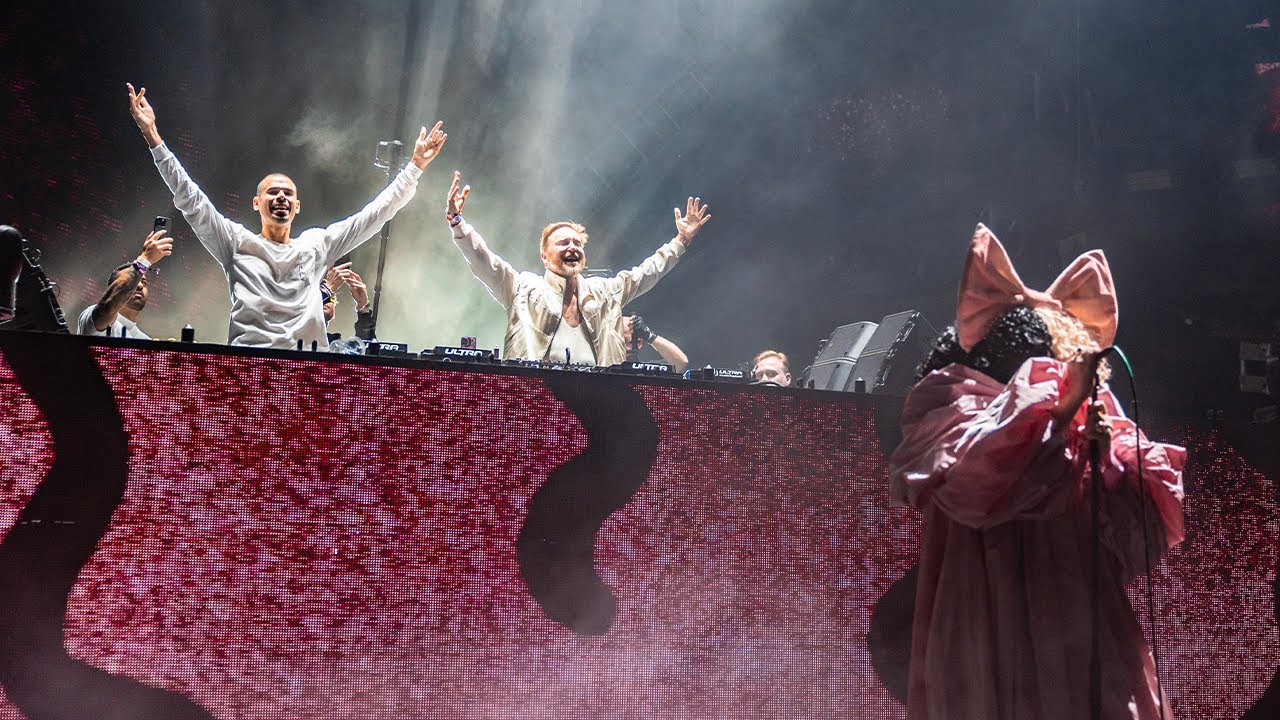 Titanium LIVE at Ultra’s 25th Anniversary – David Guetta, Sia & Afrojack reunite on Stage! 🔥