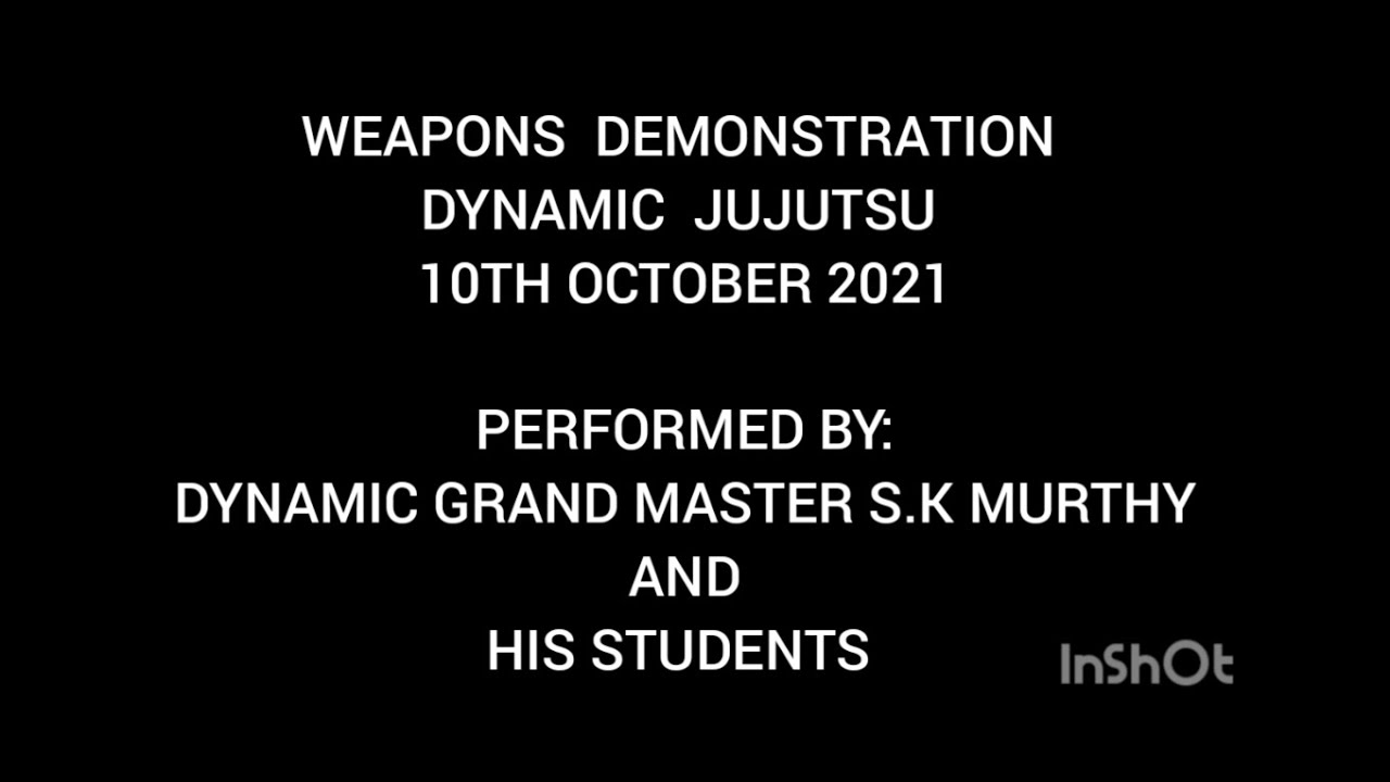 WEAPONS DEMOSTRATION BY GRAND MASTER S.K. MURTHY AND HIS STUDENTS