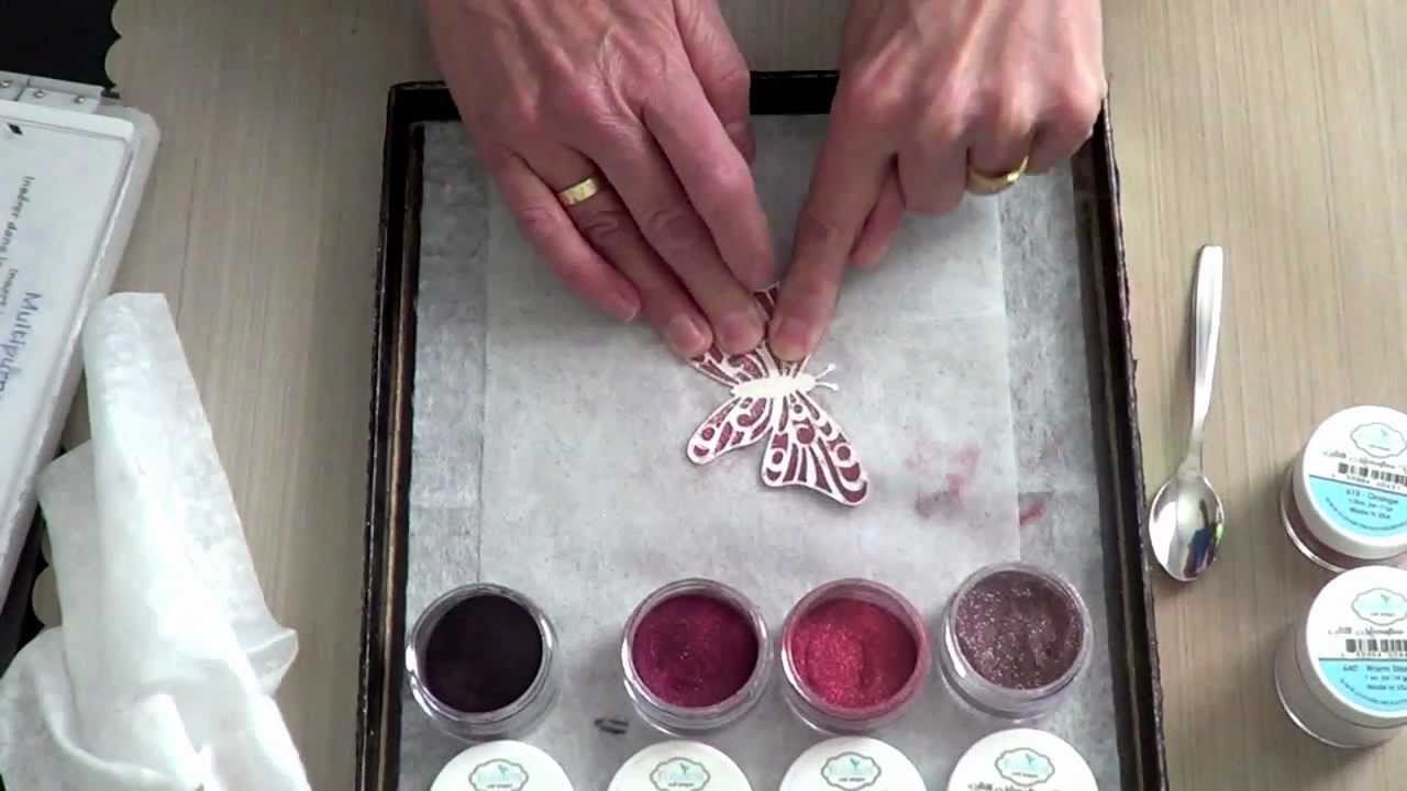Elizabeth Craft Designs Silk Microfine Glitter Butterfly