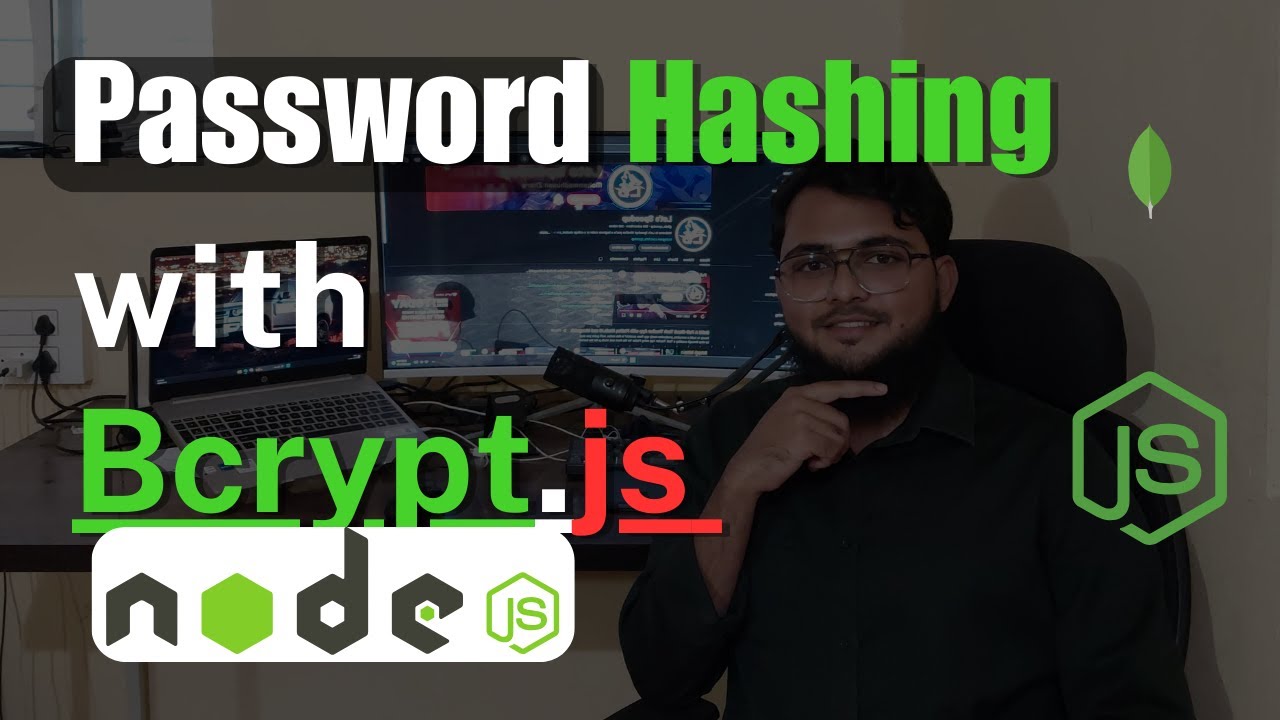 Password Hashing using Bcrypt nodejs | in hindi