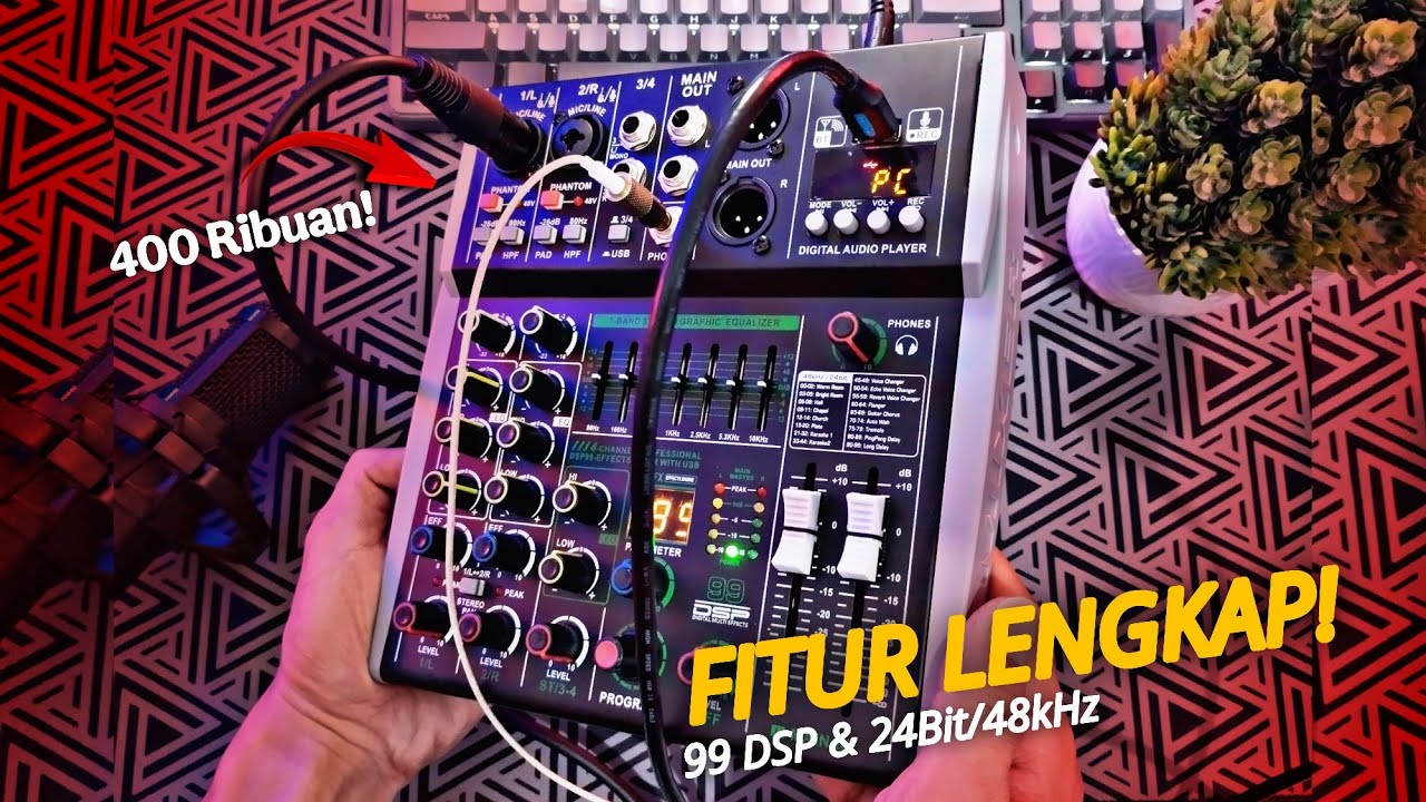 MIXER AUDIO 400 RIBUAN YANG PUNYA FITUR LENGKAP‼️ BOMGE AJ4