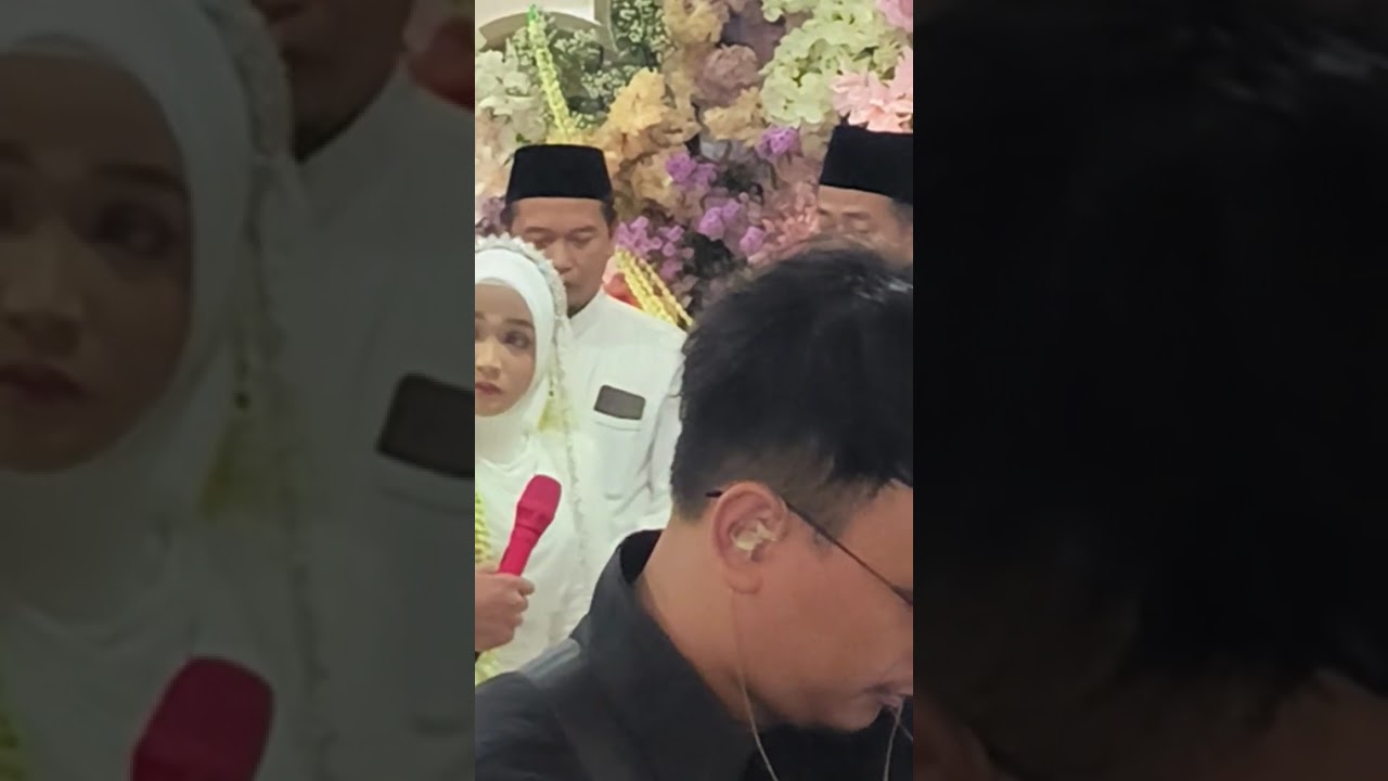 Acara pernikahan Gus Anas dan neng umi lailla cukup jadi sorotan media #videoviral 