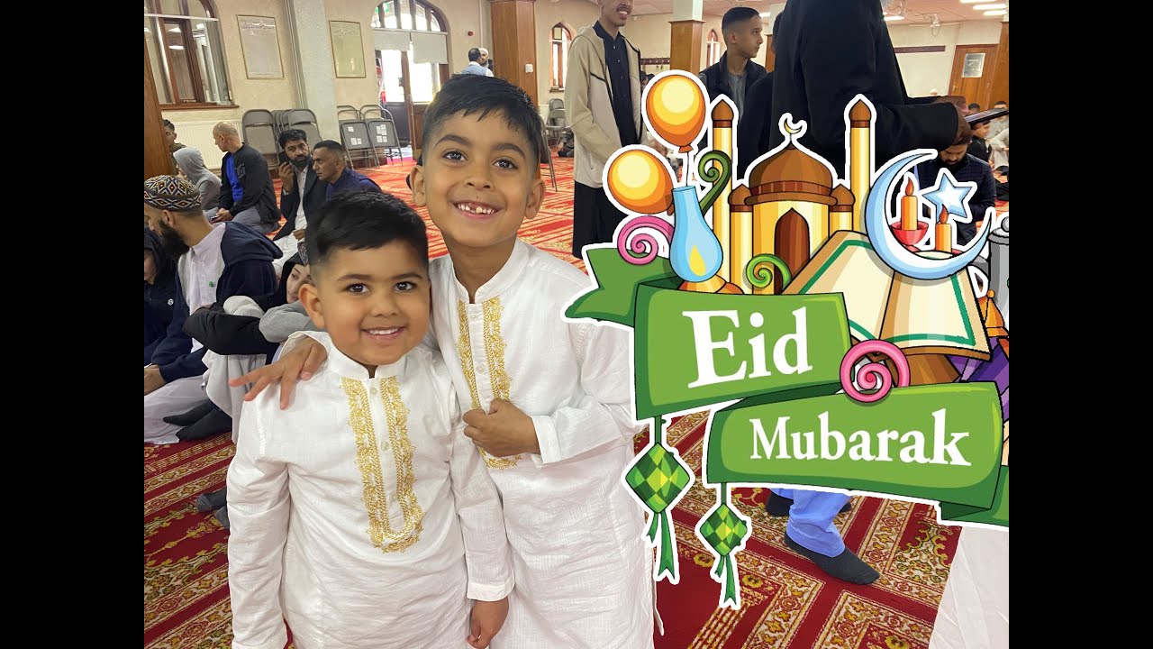 Eid al-Fitr 2023 - Ayaan and Zidan Celebrating Eid